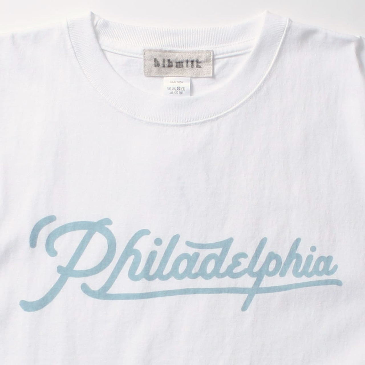 ［bibmilk］リラックスフィットTシャツ Philadelphia レディス｜ホワイト