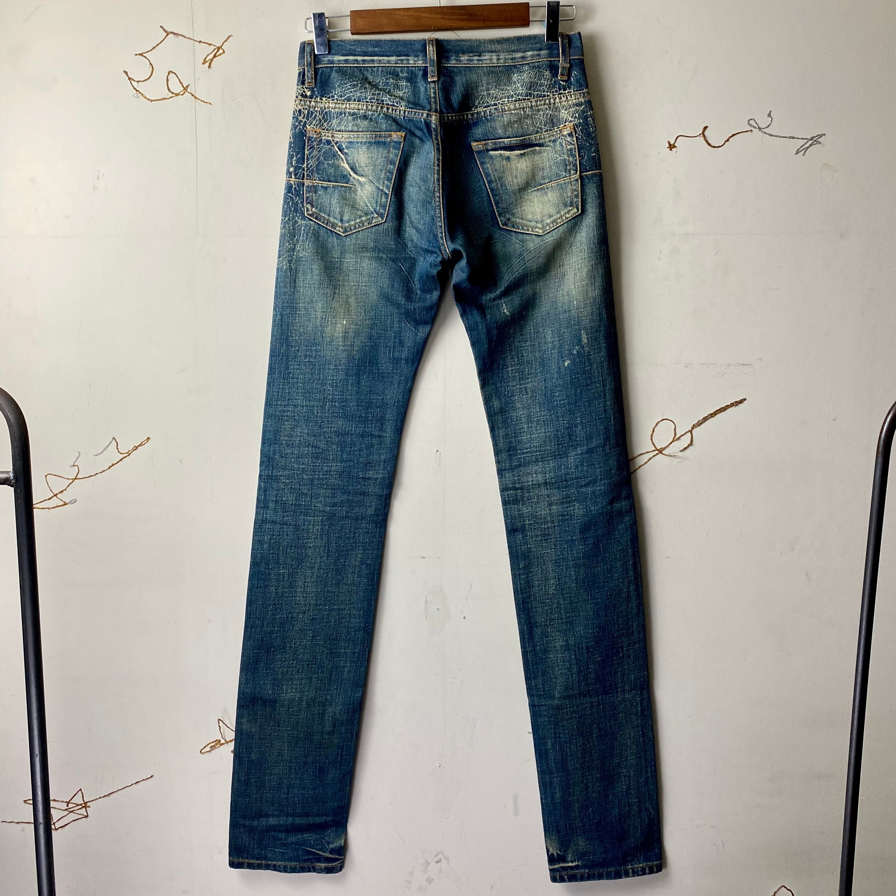 2007SS DIOR HOMME denim skinny pants “spider” | NOIR ONLINE
