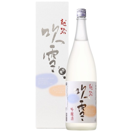越路吹雪 吟醸酒 1800ml 化粧箱入 日本酒 新潟 高野酒造