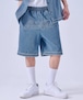 Denim Warm Up Shorts
