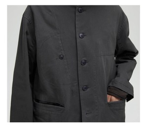 DECESOLO 25AW ウォッシュルーズパッチワークビッグポケットジャケット