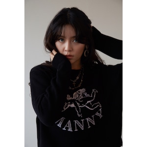 [MANNY LONQ] ANGEL EMBROIDERY KNIT 正規品 韓国ブランド 韓国代行 韓国ファッション 韓国通販 ニット