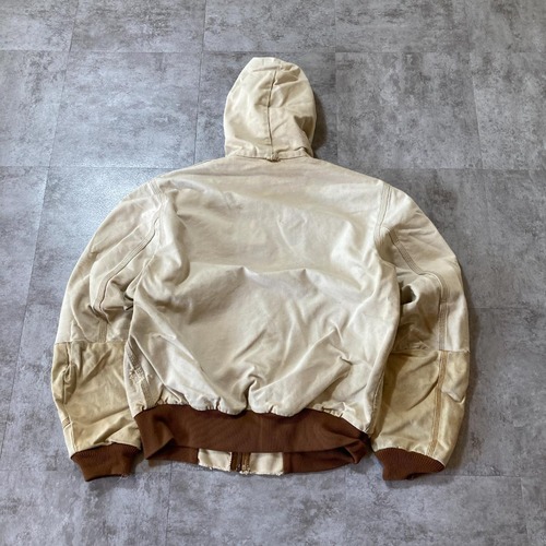 90s Carhartt アクティブジャケット ダック地 サーマルライナー 襤褸 星タグ 無地 USA製 M jacket 詳細写真12