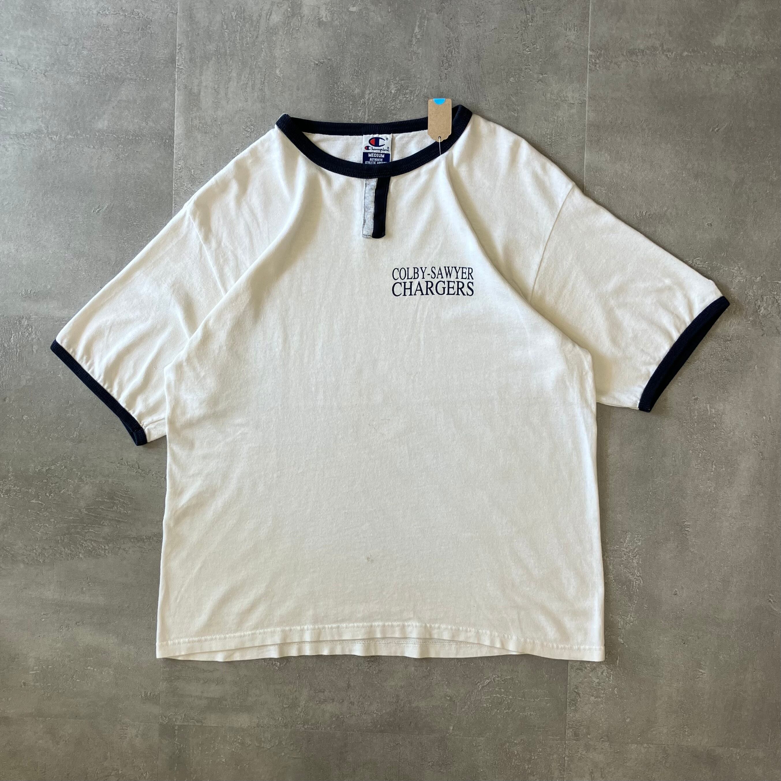 champion チャンピオン 90s リンガーTシャツ チョコチン カレッジ M No.2652