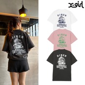 【X-girl】BIG BURGER S/S TEE【エックスガール】