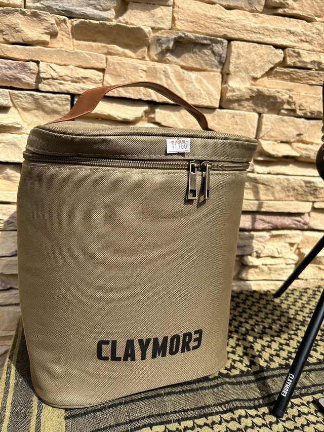 CLAYMORE(クレイモア)　FAN V1040 CASE ポーチ ケース ファン アウトドア キャンプ 扇風機 防災 非常用 ブラウン