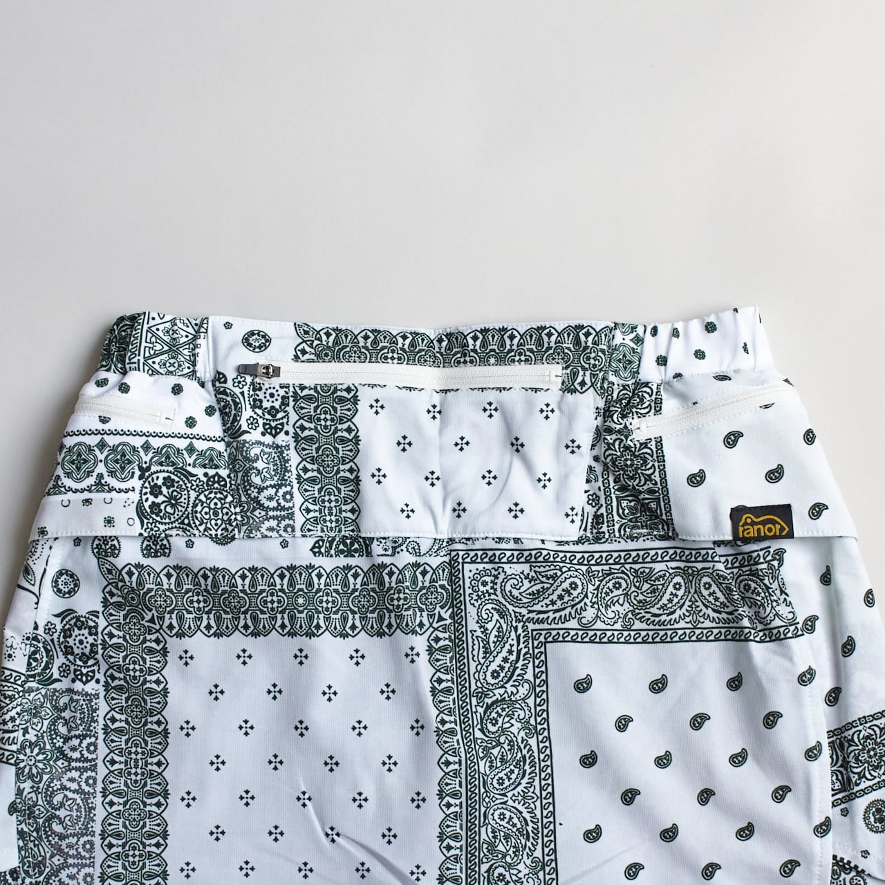 ranor（ラナー）BANDANA SKIRT -WHITE レディースランニングスカート
