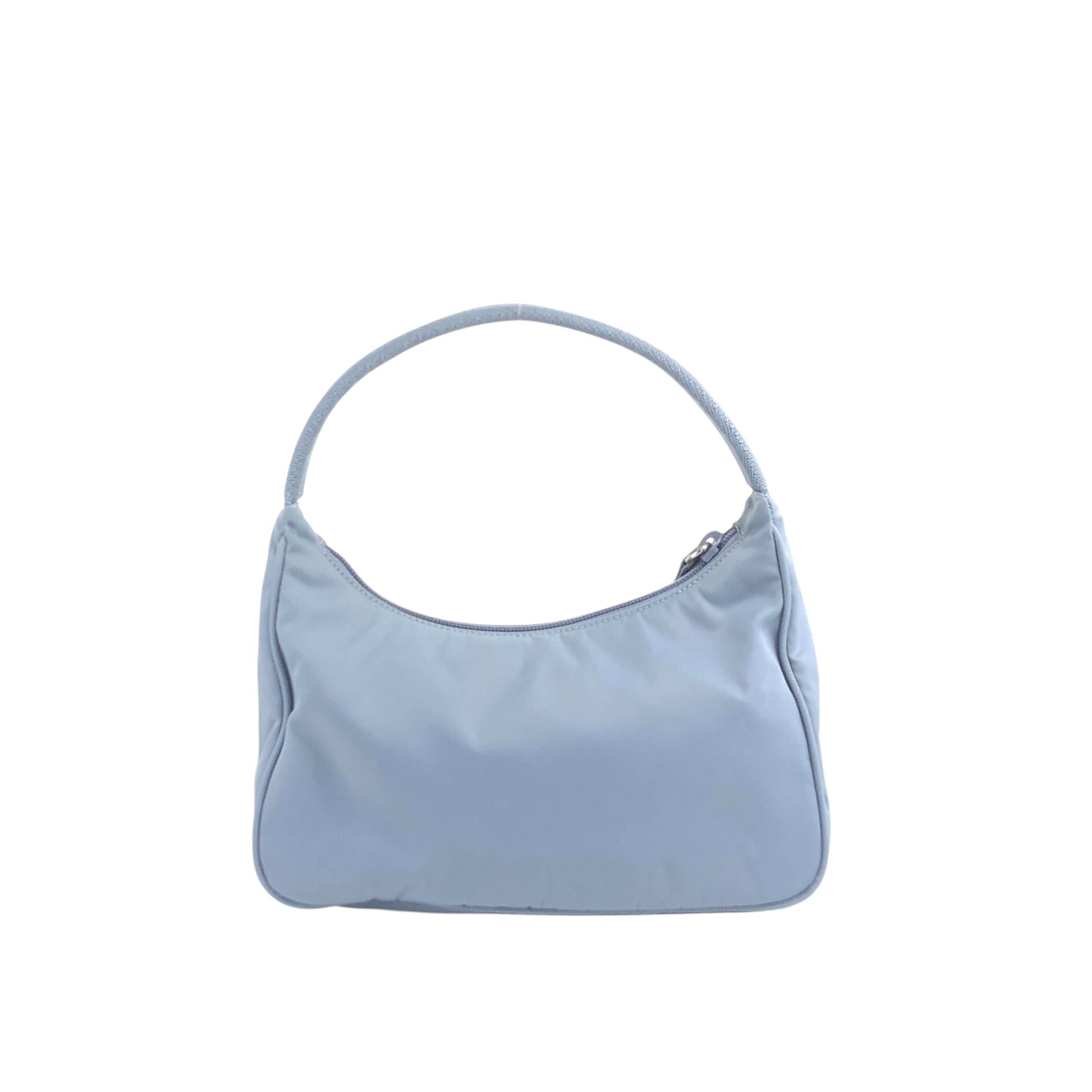 m*】様 PRADA ナイロン プラダ ハンドバッグ ライトブルー PRADA プラダ ハンドバッグ 水色 トライアングルロゴ ナイロン ミニ