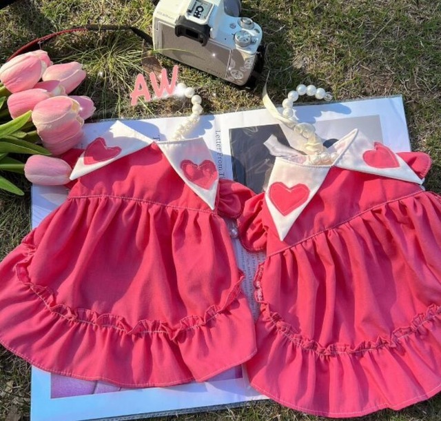 《予約》3101478 ラペル♡ワッペンワンピ