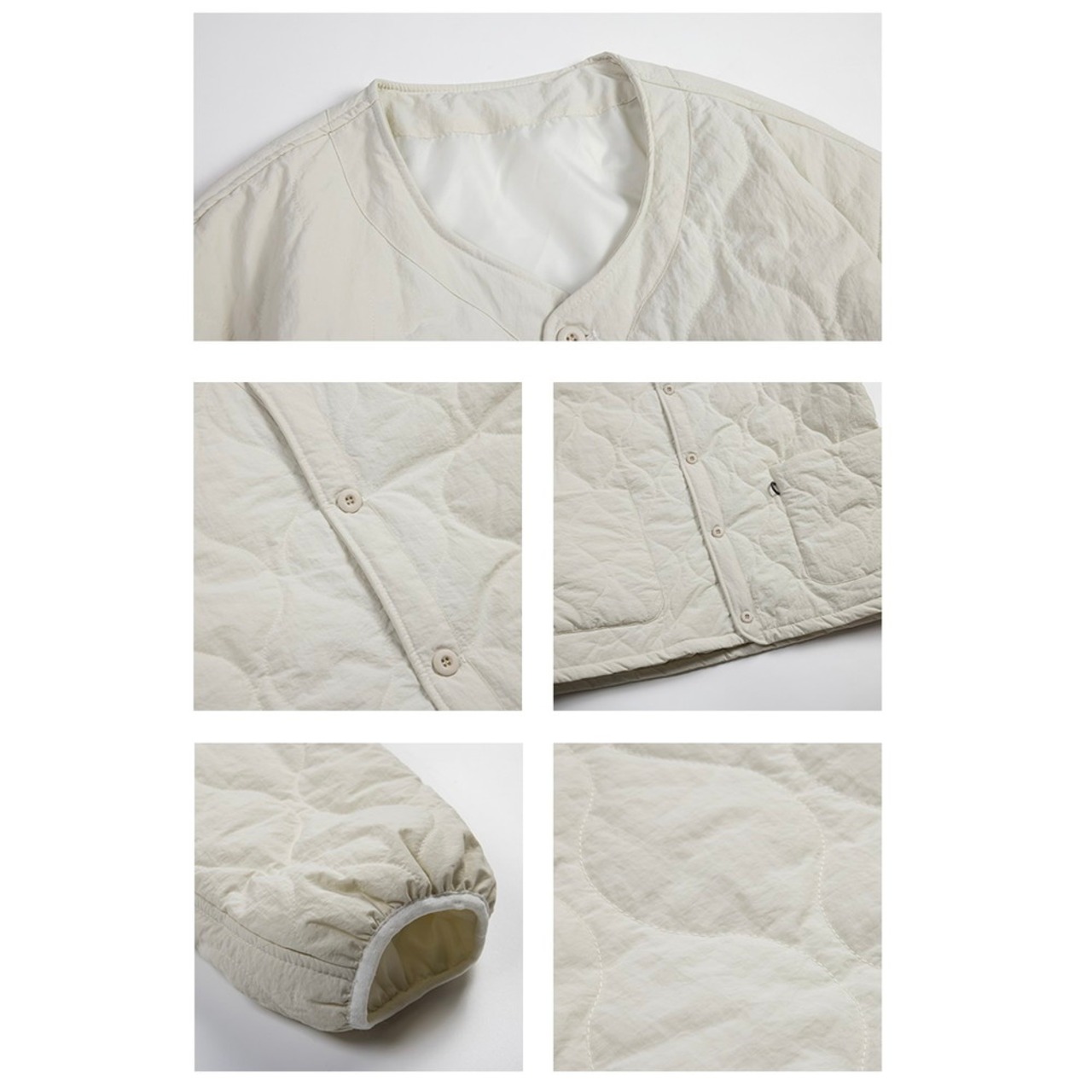 スーツカラーナイロンロングジャケット　986