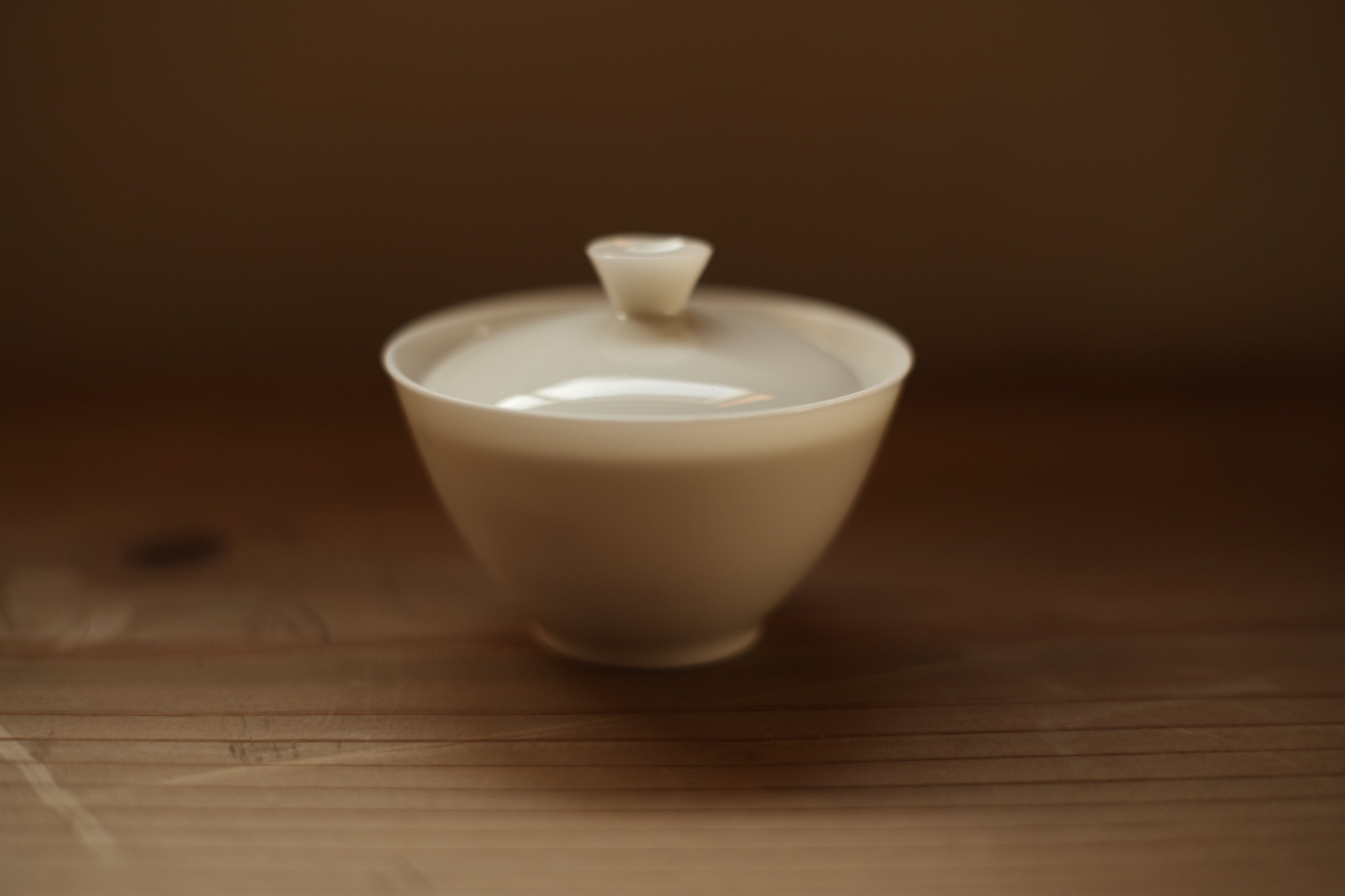 羊脂白磁蓋碗＜徳化産＞（約100cc） | 北白川糕糰店