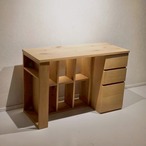 アクタス ACTUS メッツォ2 MEZZO2 オーク材 ワークデスク システムデスク 机 シェルフ付き ナチュラル 北欧