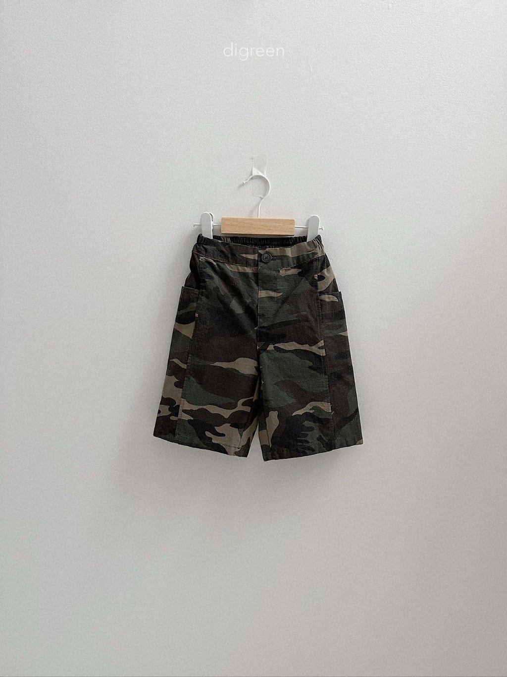 【予約】digreen Camo bermuda
