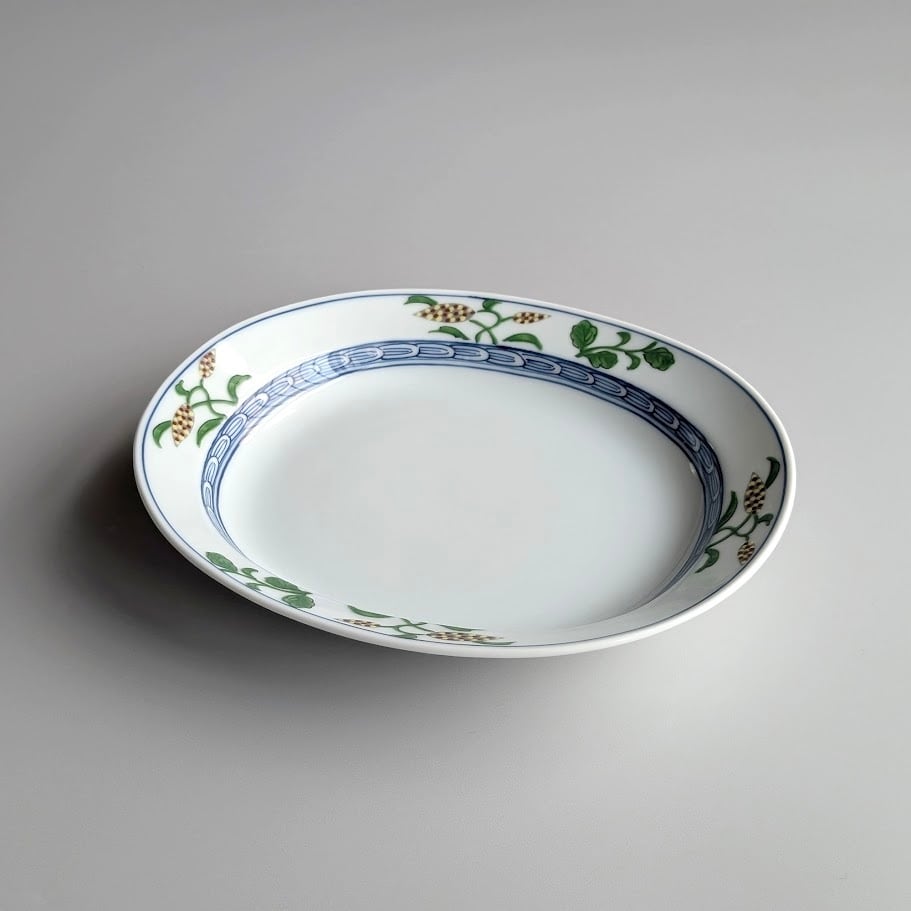 有田焼】麦絵 小判皿 | 和食器のすべて