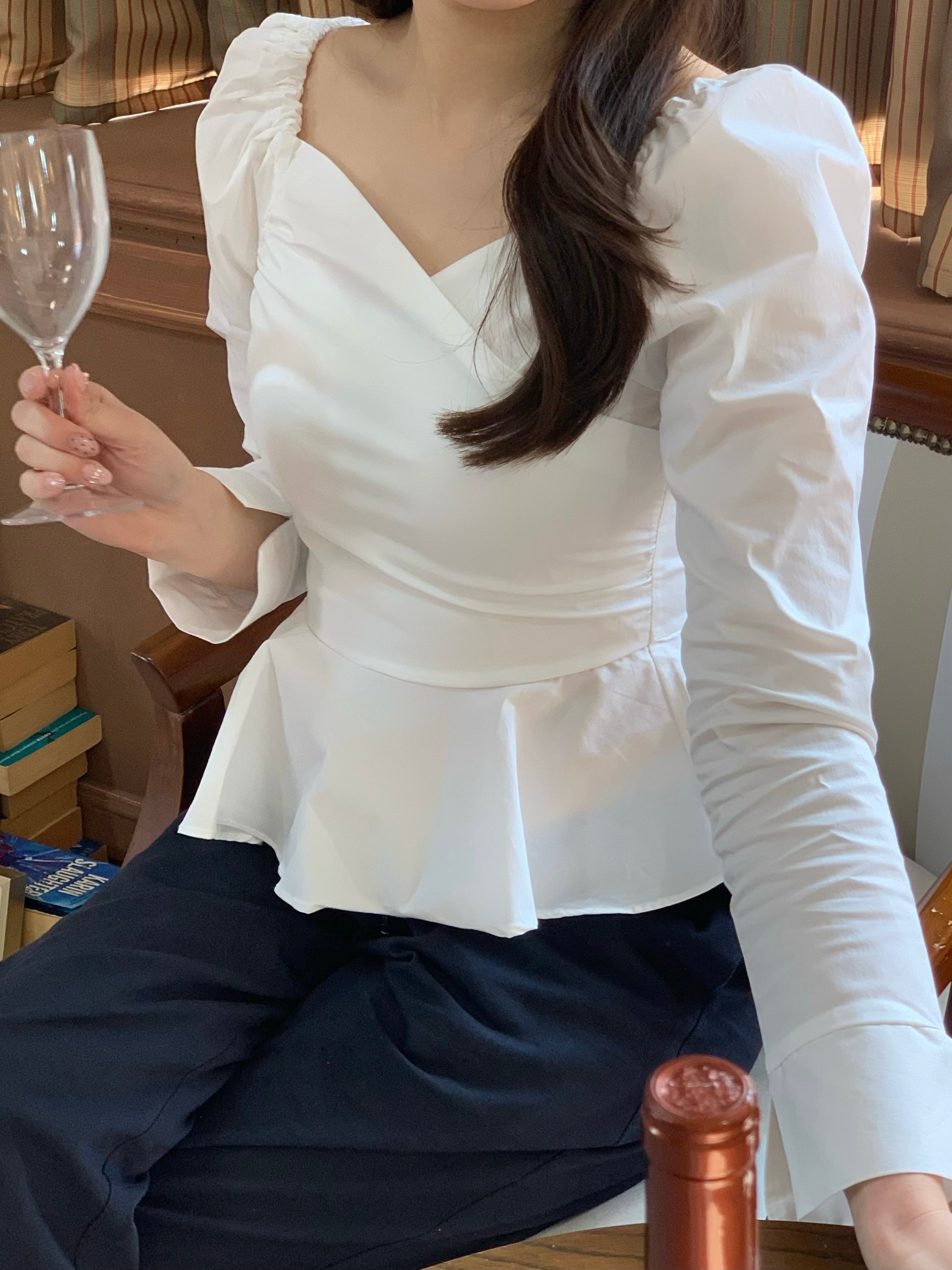 Romantic Peplum Blouse