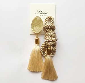 rope tassel pierce / earring