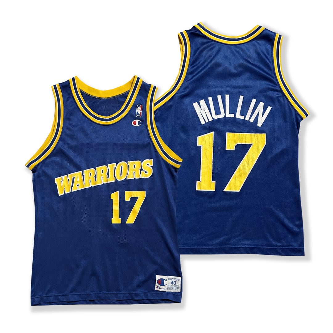 Chris Mullin 【Golden State Warriors】 Game Shirt. Champion