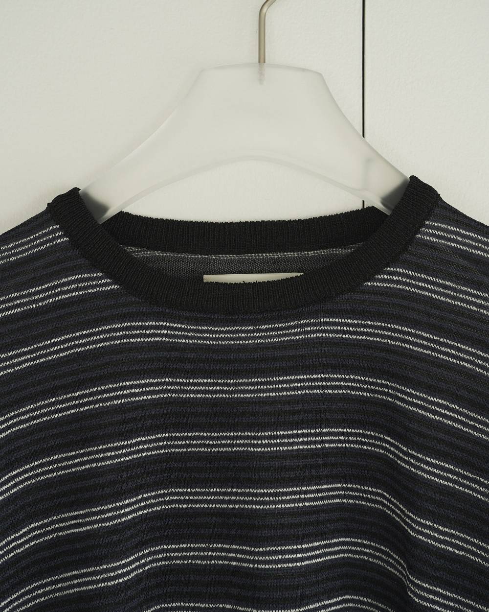 anuke(アンヌーク) Sheer Border Knit | サウスオレンジ｜メンズ