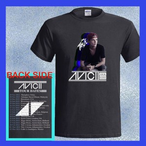 【来日記念】AVICII TRUE TOUR DATE 2013 - 2014 Tシャツ