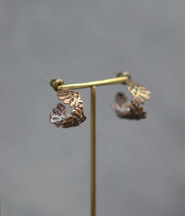 Hem lace / earrings