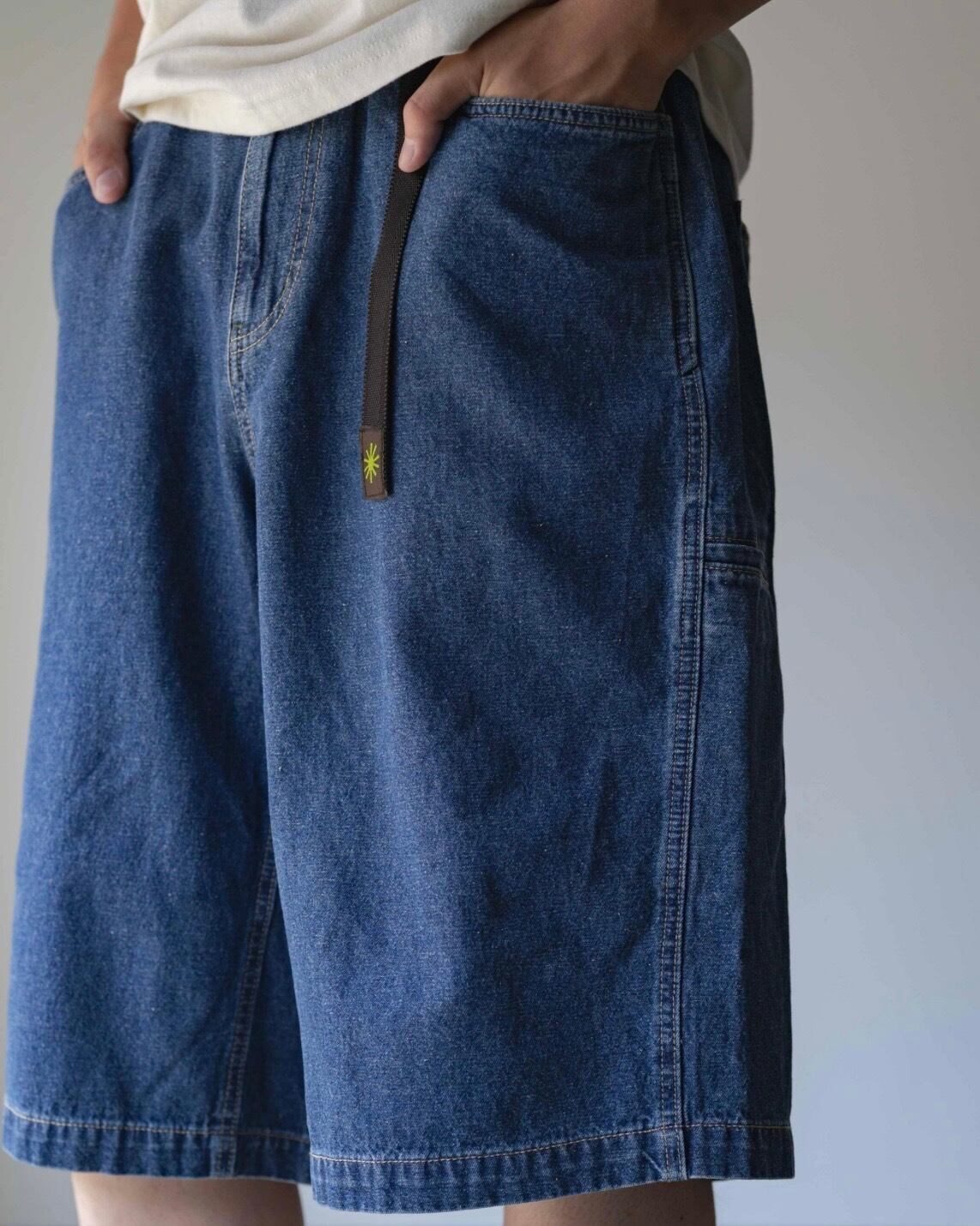 GOHEMP - WIDE GENDER SHORTS / USED WASH | BAUM