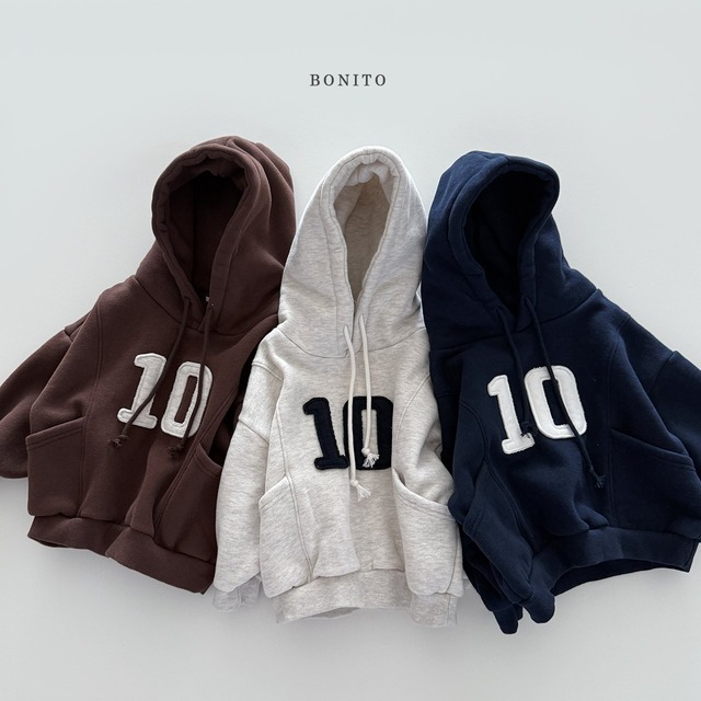 [即納S]≪BONITO≫10-Panel Hoodie brown 19