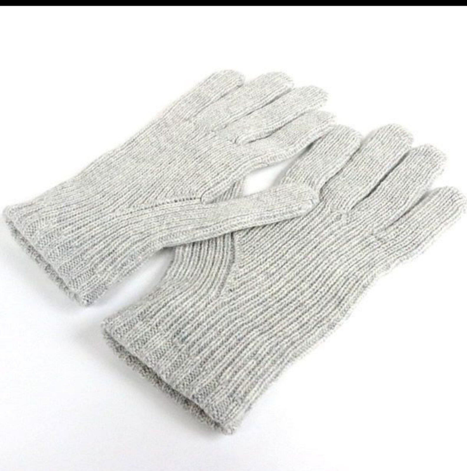 CHROME HEARTS クロムハーツ CHプラス × クロスパッチ 手袋 グレー