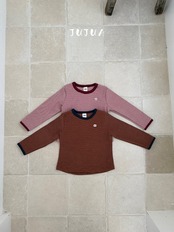 韓国子供服 / JUJUA / 26Autumn / モモ Tシャツ / 秋服 *XS~XL*