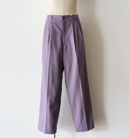 ALVISTA " Piped stem Trouser ( Dull Purple ) "
