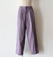 ALVISTA " Piped stem Trouser ( Dull Purple ) "