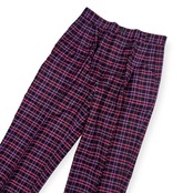 イタリア製 Iscante イスタンテ チェック ツータック ウール パンツ スラックス 46/メンズ ヴェルサーチ ビンテージ