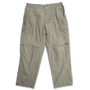 古着 コロンビア Columbia TITANIUM 2way デタッチャブル カーゴ ナイロンパンツ ベージュ系 表記：L　gd408631n w60227