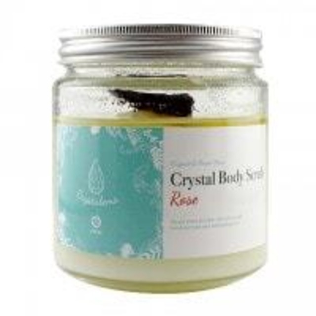 【なくなり次第終了】【限定生産】クリスタルボディスクラブ＜クリスタレマ＞ 水晶シリカから生まれた弱肌の方の100%天然成分のボディケア マッサージソルト