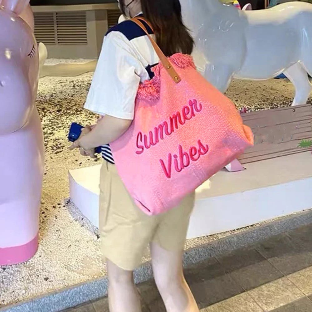 フリンジ トートバッグ レディース キャンバス 通勤 通学 大人 かわいい きれいめ おしゃれ カジュアル 大容量 A4 ロゴ 大人可愛い 大人女子