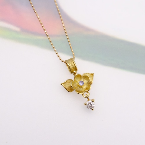 《K18》Petit Fleur_ダイヤモンド0.13ct_1745