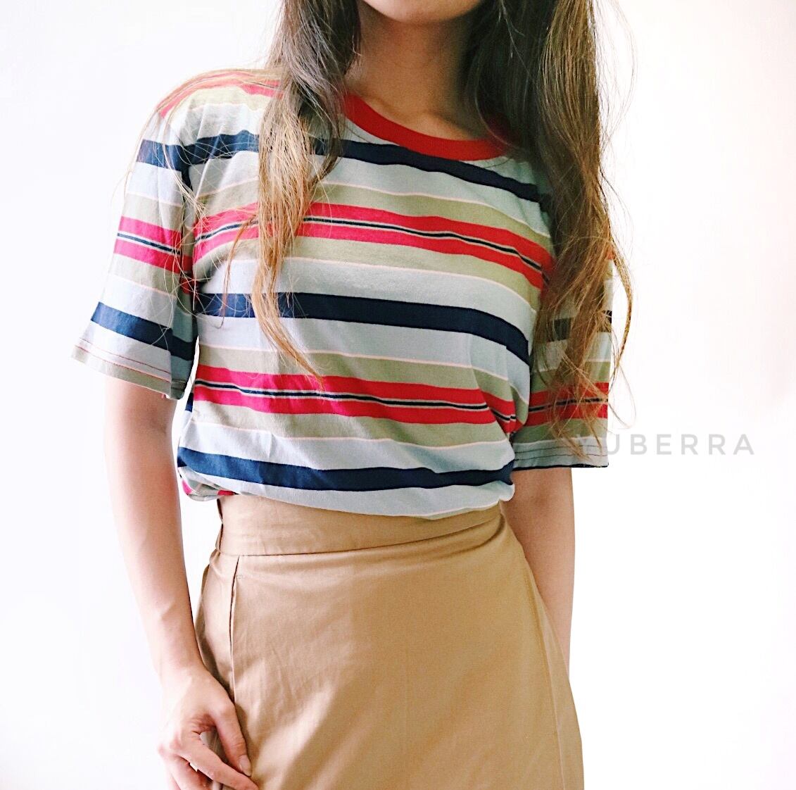 マルチボーダーTシャツ