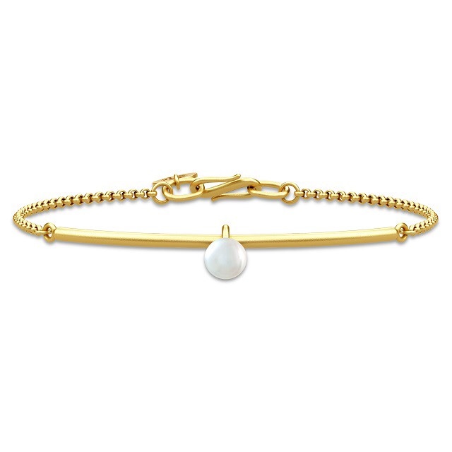 JULIE SANDLAU PERLA BRACELET  WHITE PEARL