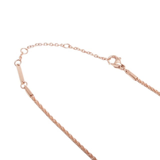 ダニエルウェリントン DANIEL WELLINGTON Elan Twisted Chain Necklace Short RG ネックレス DW00400562 レディース ローズゴールド