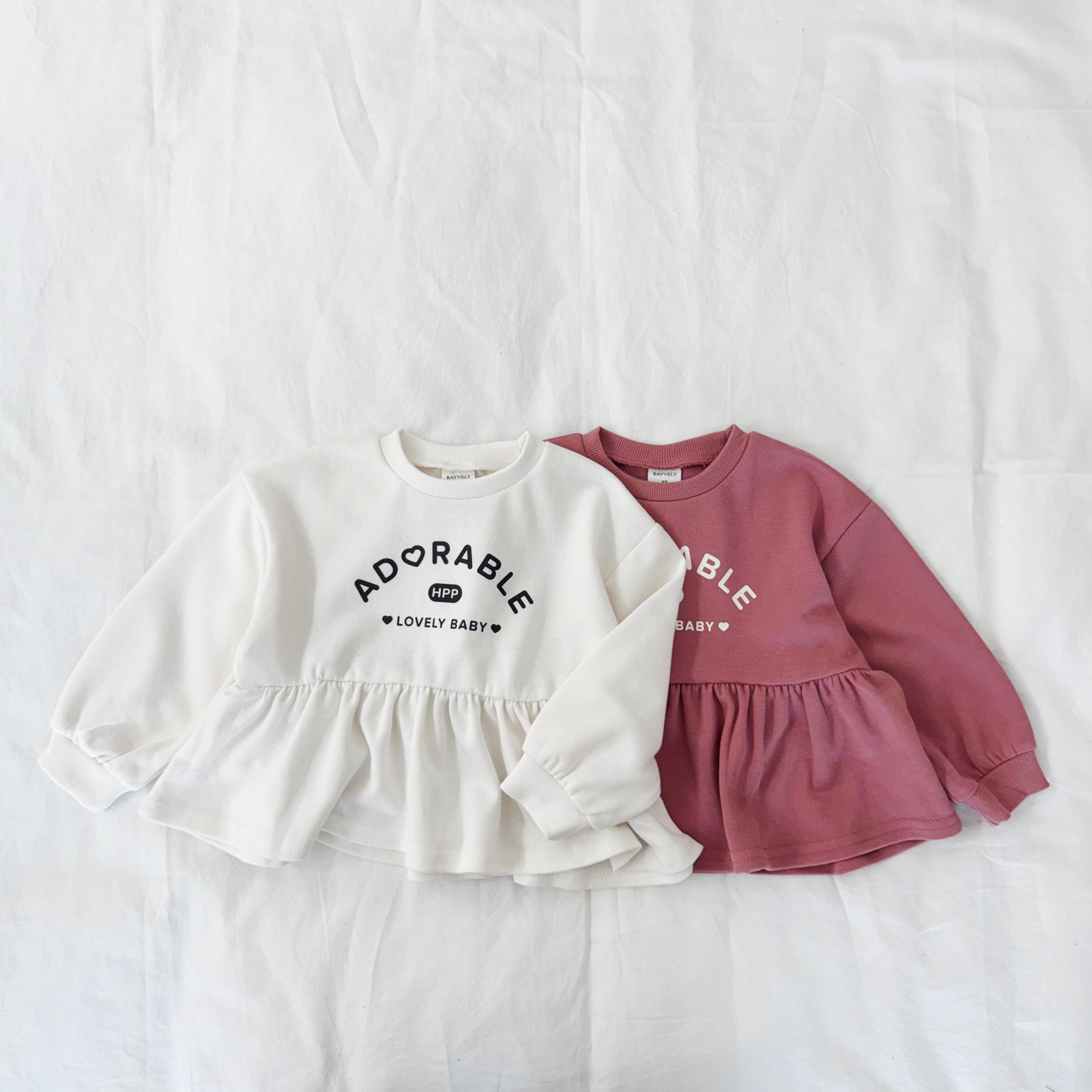 lovely frill sweatshirt【BAYVELY】※9月中旬発送予定