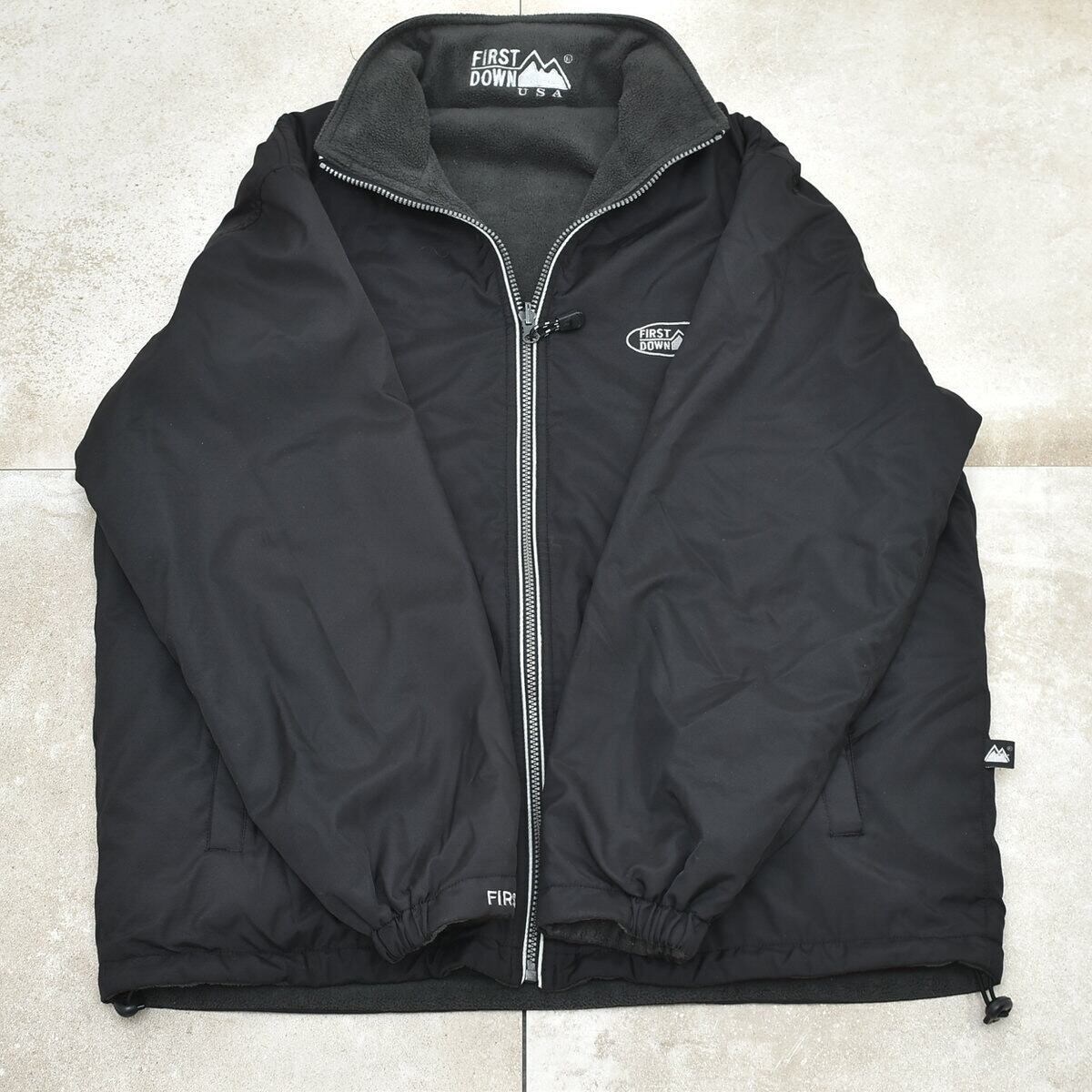 FIRST DOWN USA reversible nylon jacket | 古着屋 grin days memory