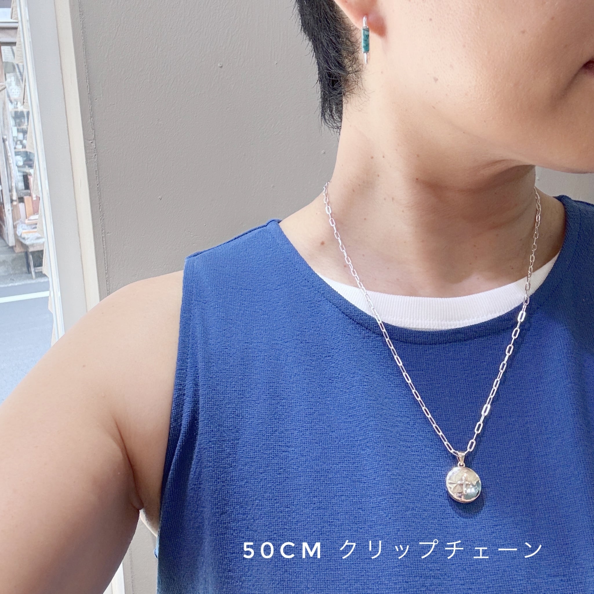 ネックレス・ペンダント BULE LADIANT PT 1ct ブルートパーズペンダント ネックレス 1カラット ラウンド