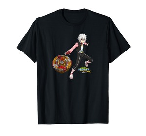 【在庫のみ】ベイブレードバースト スパーキング 紅シュウ＆ワールドスプリガン Tシャツ