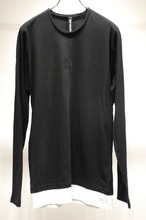 RW-102 LAYERED DOLMAN L/S BLACK X WHITE