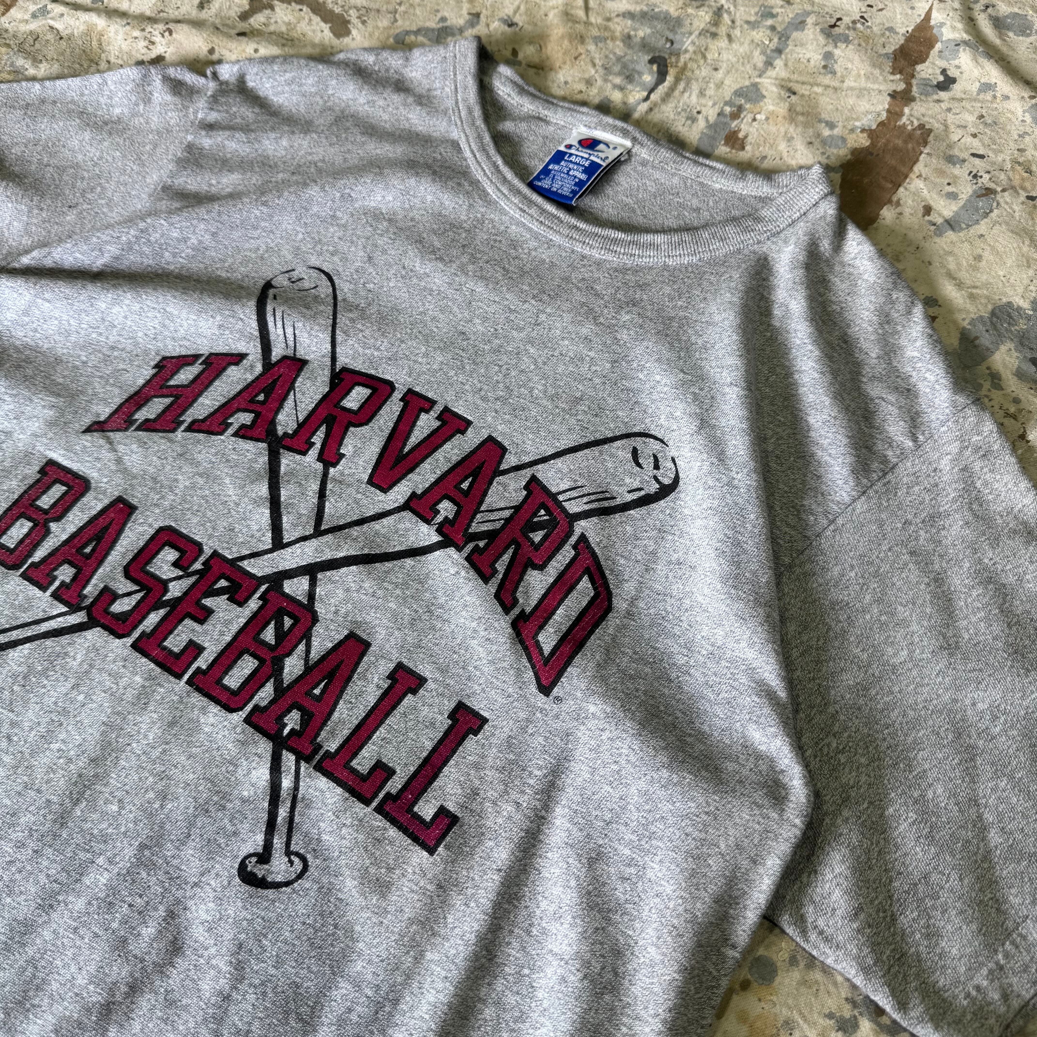 90s champion Harvard カレッジTシャツ 杢グレー L | 古着屋 savvy