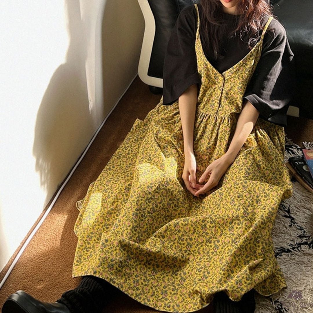 小花柄プリント キャミワンピース M 250328 | Raglana
