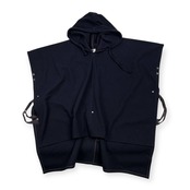 Engineered Garments エンジニアードガーメンツ メルトン ウール ミリタリー ポンチョ コート サイズ M /ネイビー
