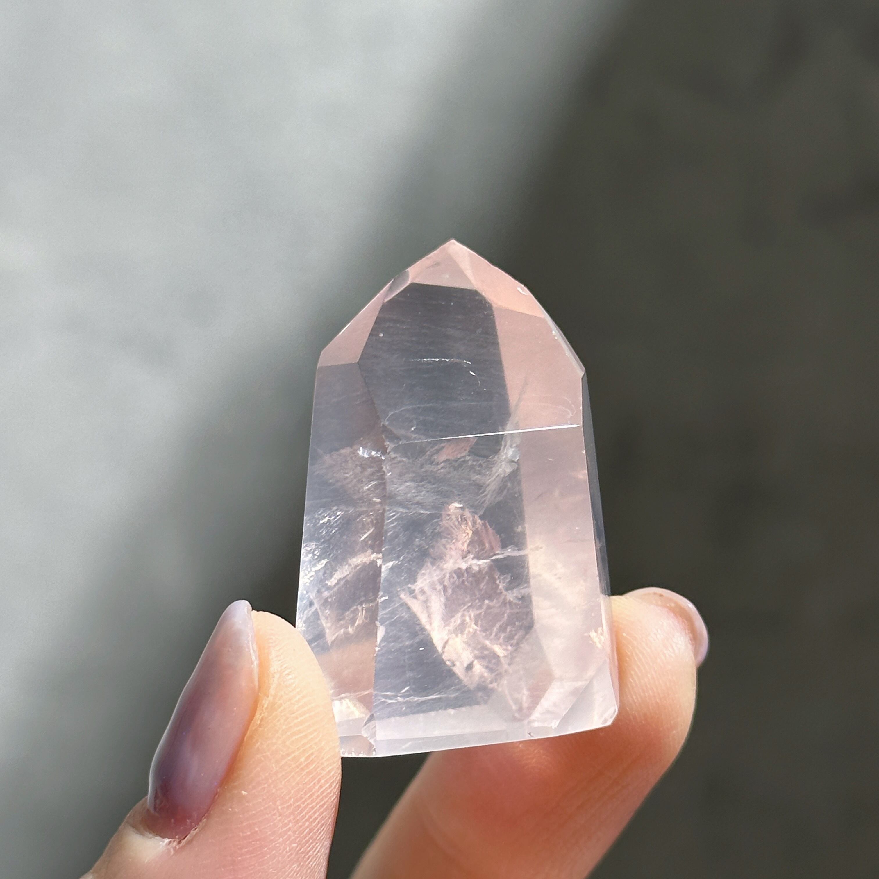 ローズクォーツ　タワー ローズクォーツ タワー51◇ Rose Quartz Tower ◇天然石・鉱物