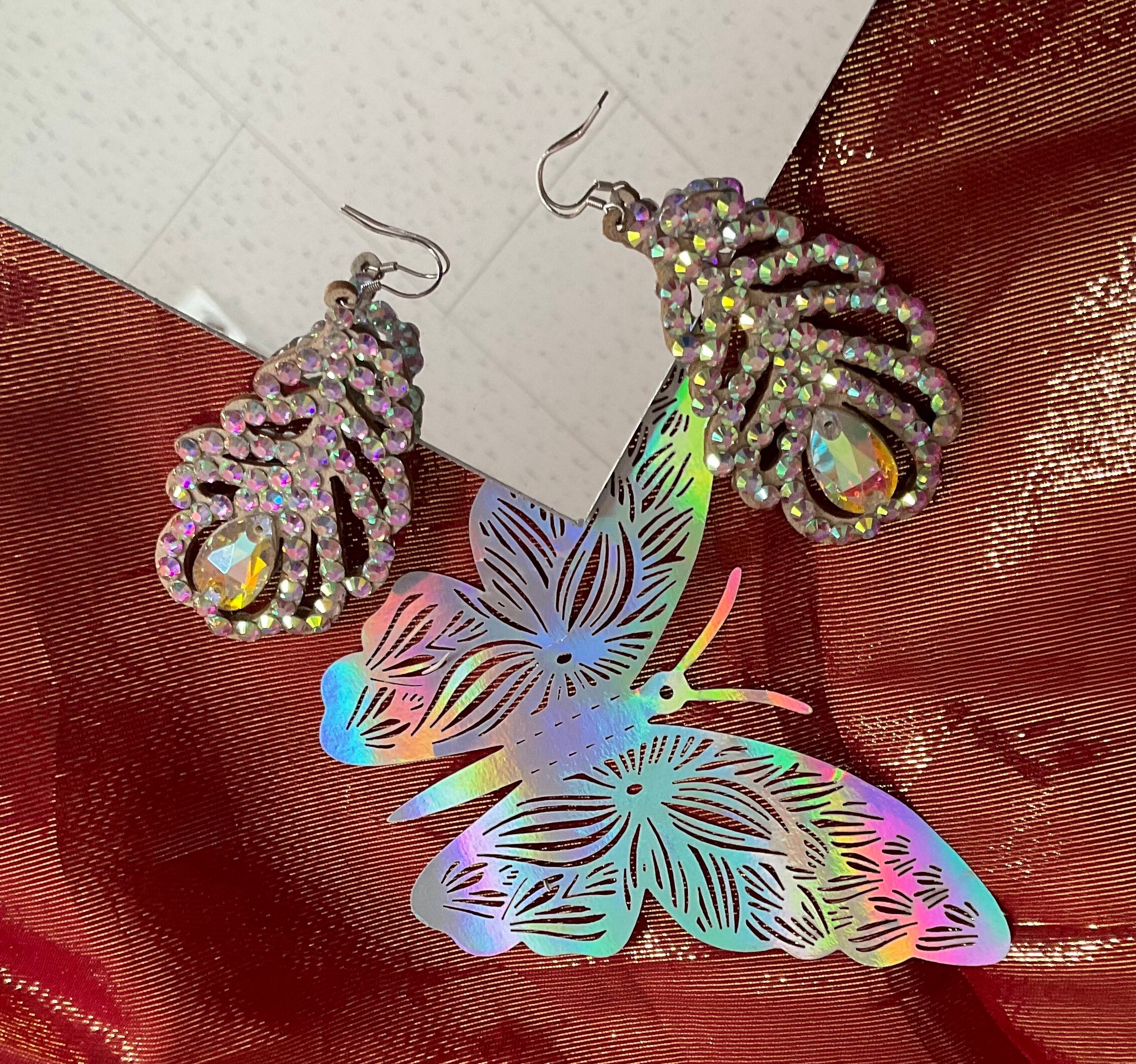 1ペアイアリング ピアスベリーダンス手作りパーティー用のシックな