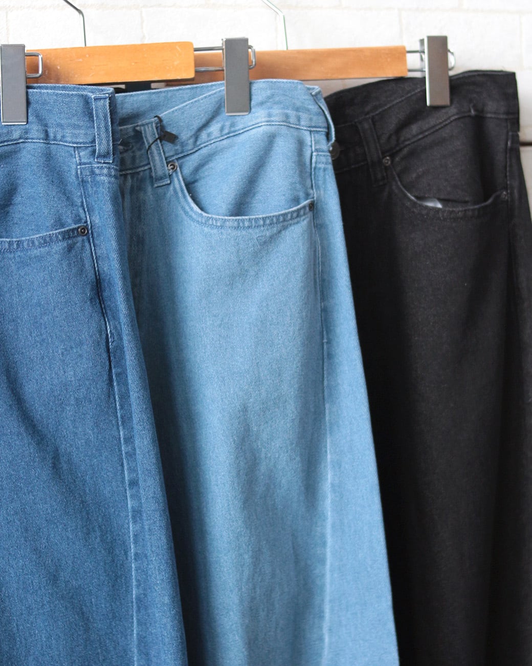 Select】9.5oz デニムバレルレッグジーンズ (260201) | voice clothing