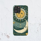 受注生産 iPhoneケース 太陽と月のクラシック天体図｜星図風 STAR022A